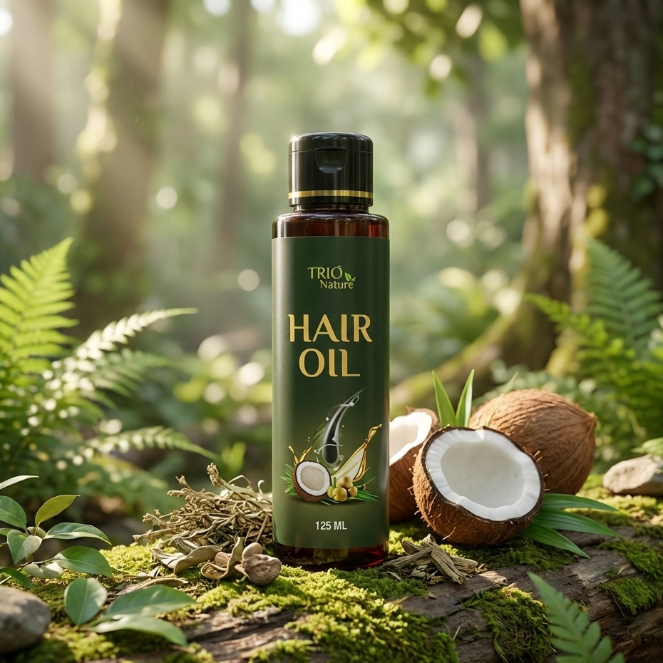 Trio Nature Hair Oil (125ml)